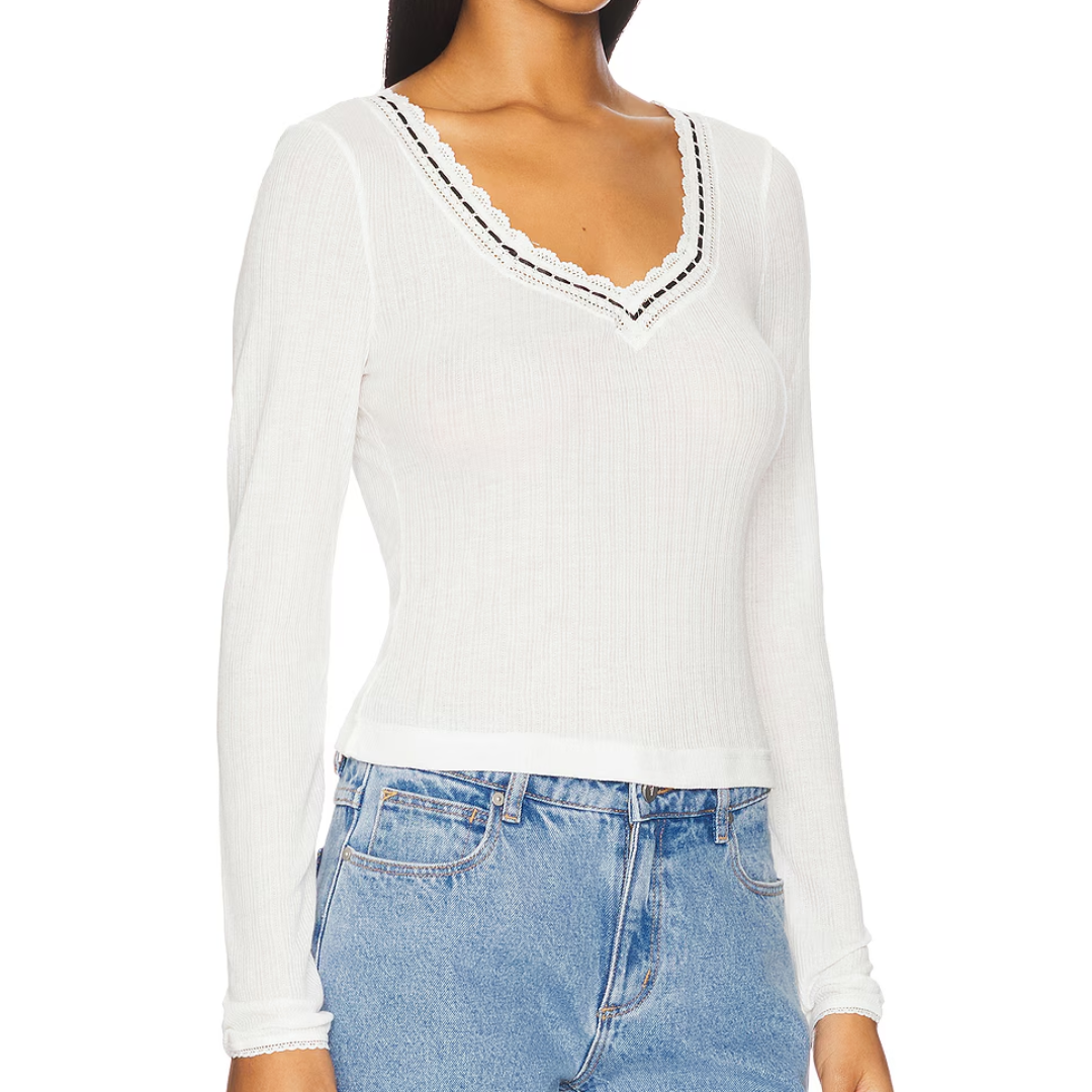 Only You Long Sleeve in Clean Ivory