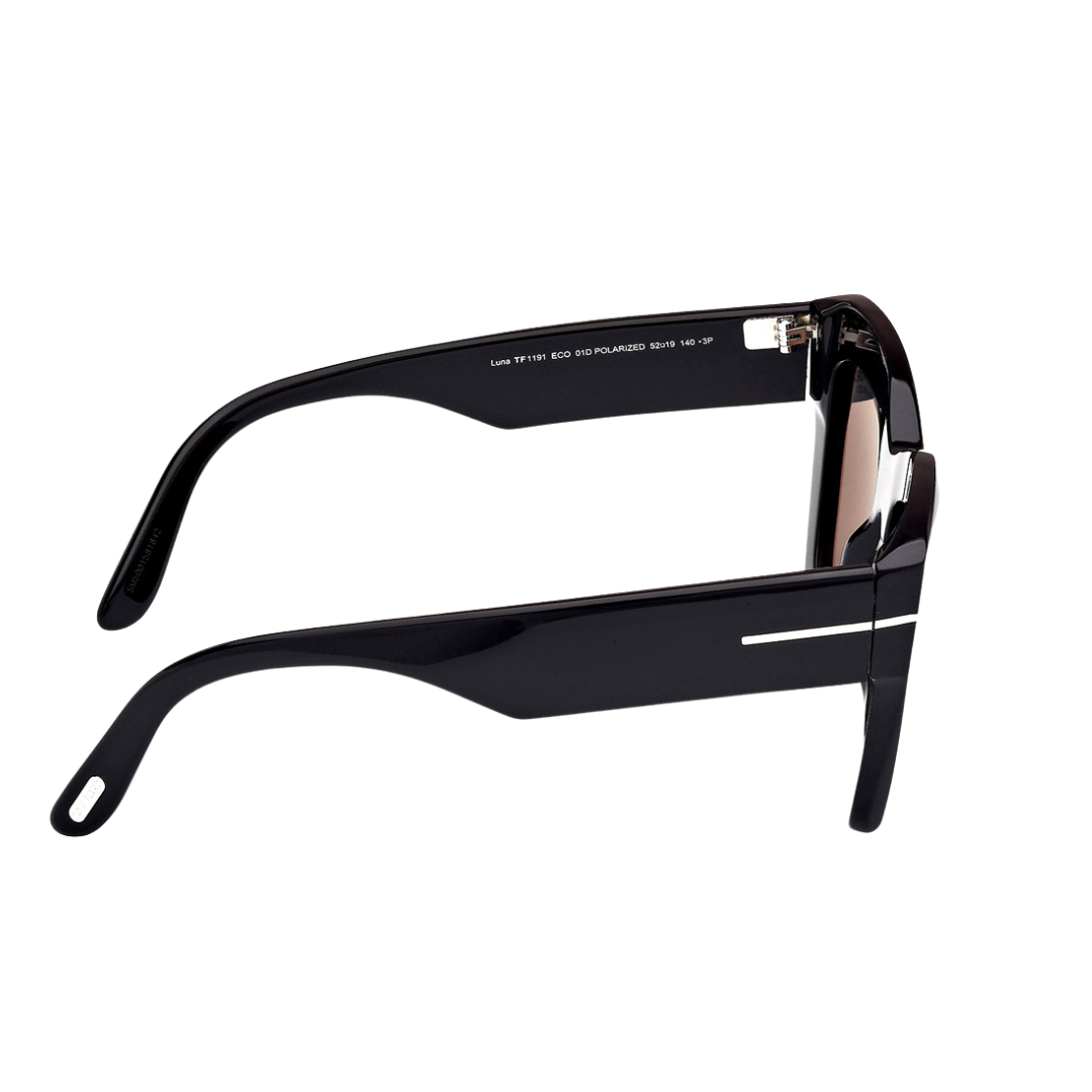 Luna Sunglasses in Shiny Black