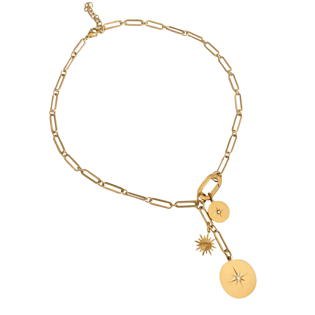 Cascade Necklace in Gold