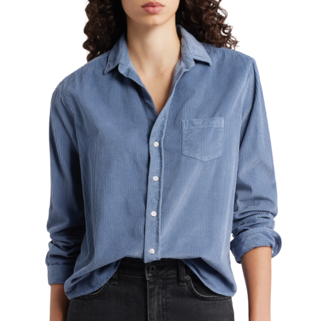 Barry in Slate Blue Corduroy