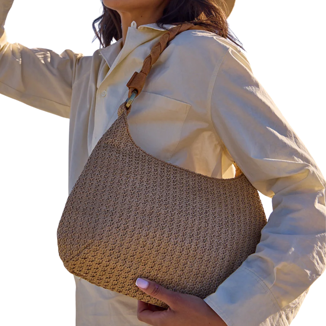 Madison Shoulder in Meadow Woven Straw