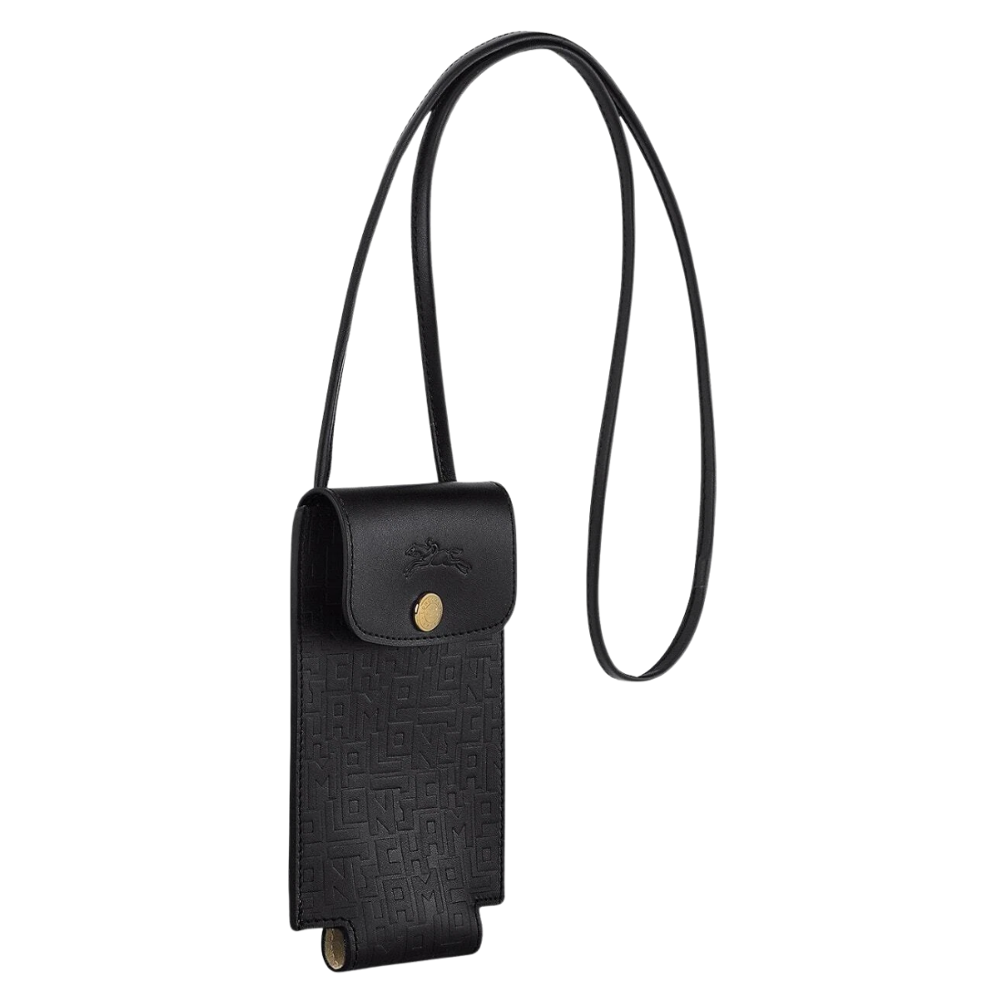 Phone Case with Lanyard in Black