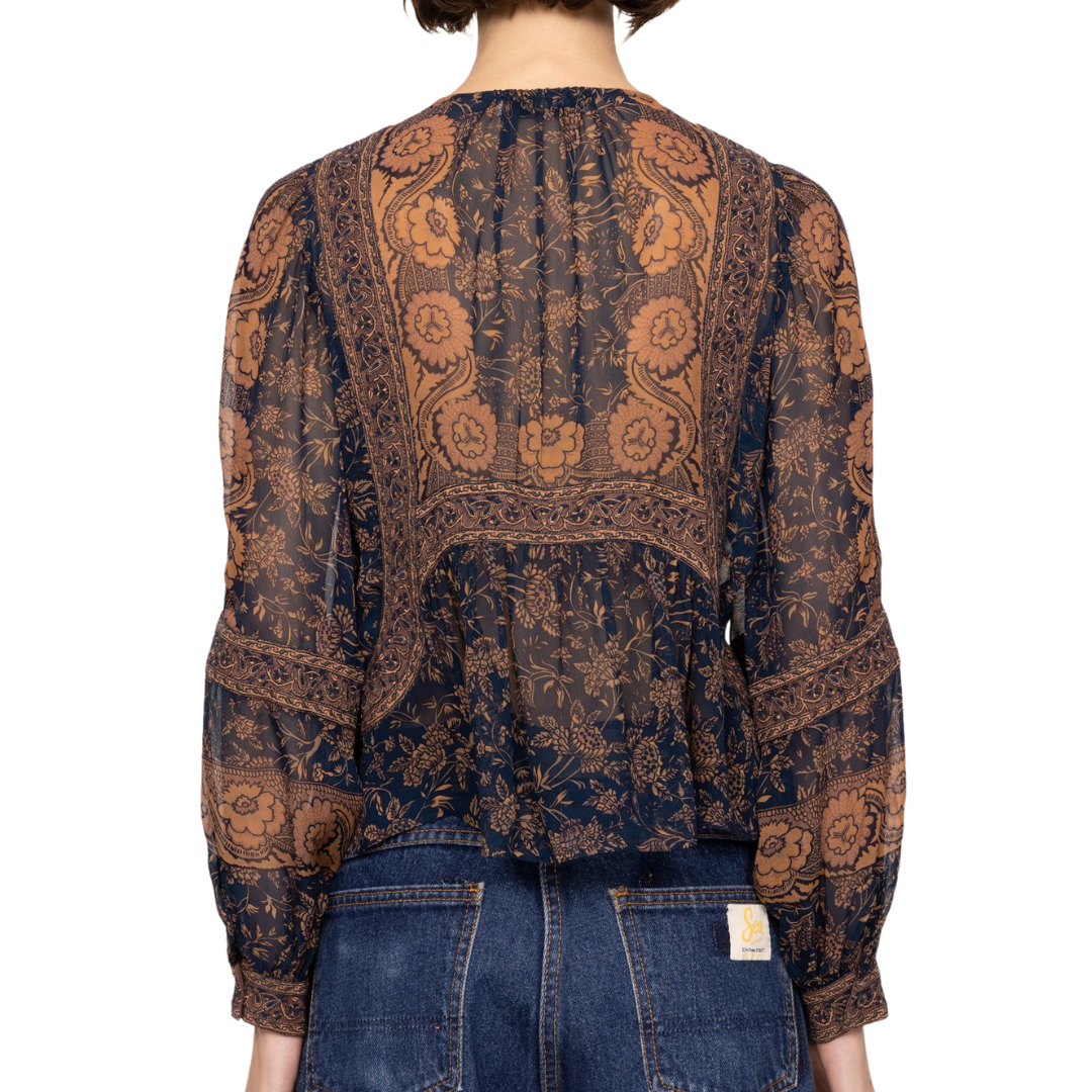 Melba Top in Blue