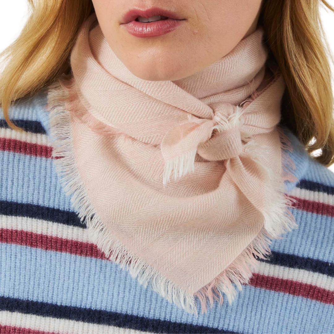 Summer Cashmere Scarf in Pearl