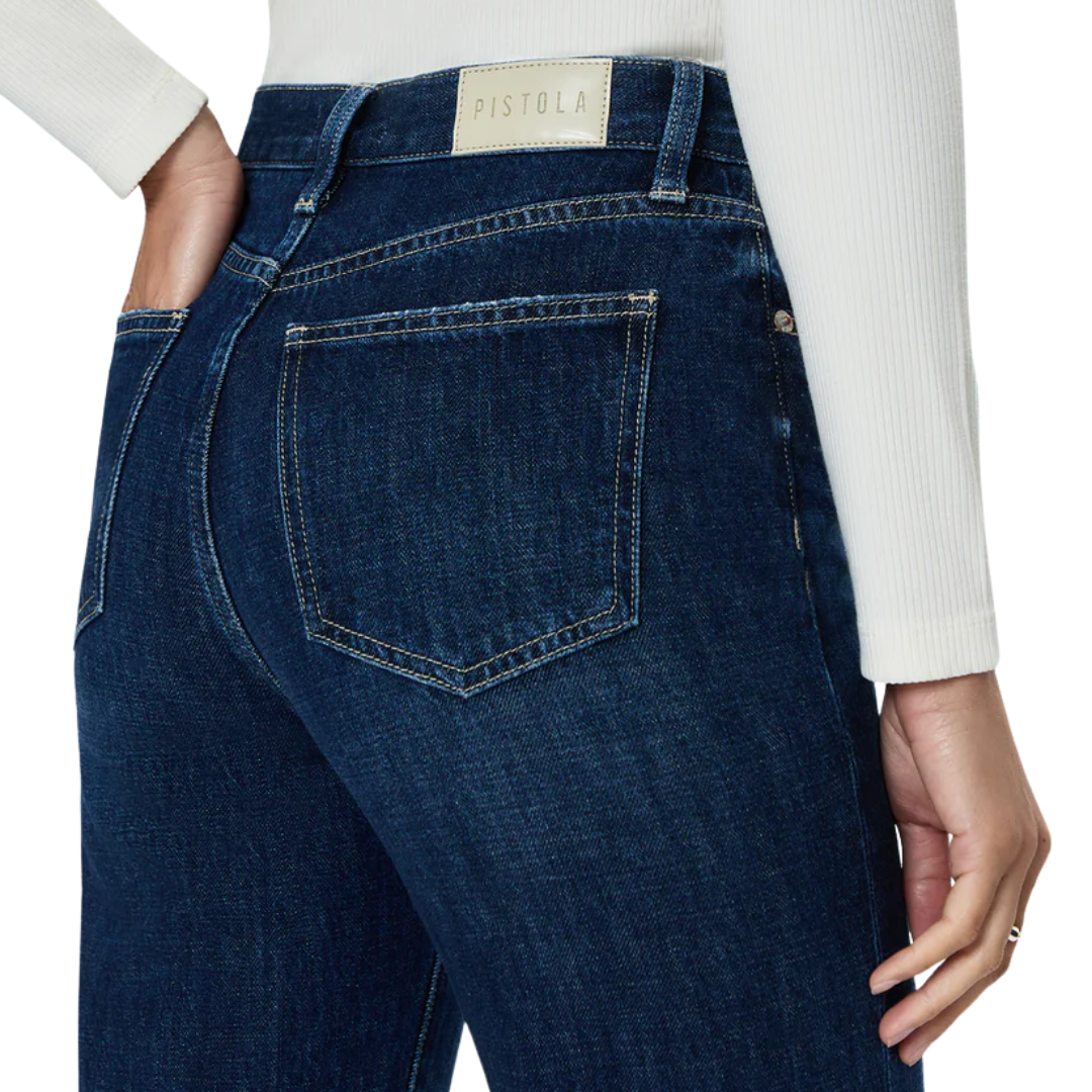Cassie Super High Rise Straight Jean in Cultivate