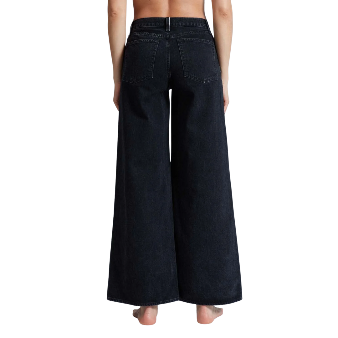 Atomic Wide Leg in Stone