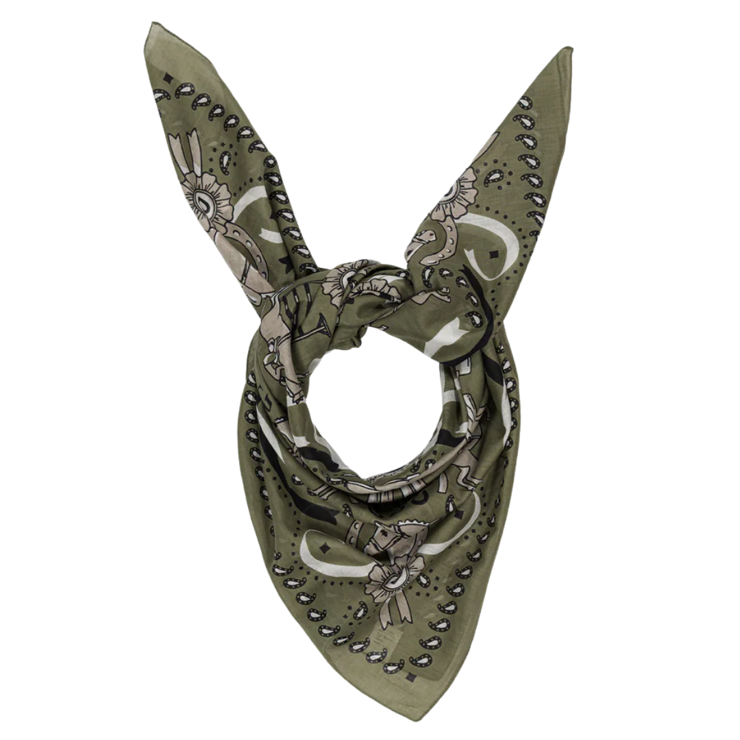 Jumping Scarf in Olive