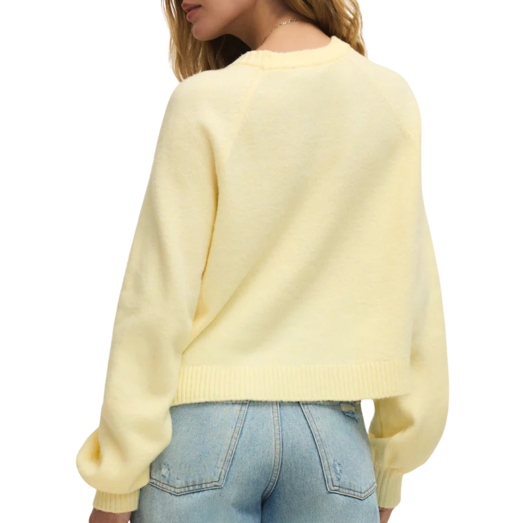 Coming Up Cozy Sweater in Pineapple