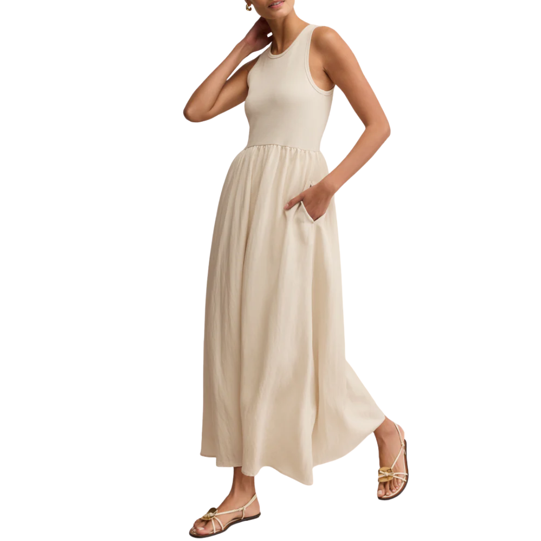 Charlotte Midi Dress in Crystal