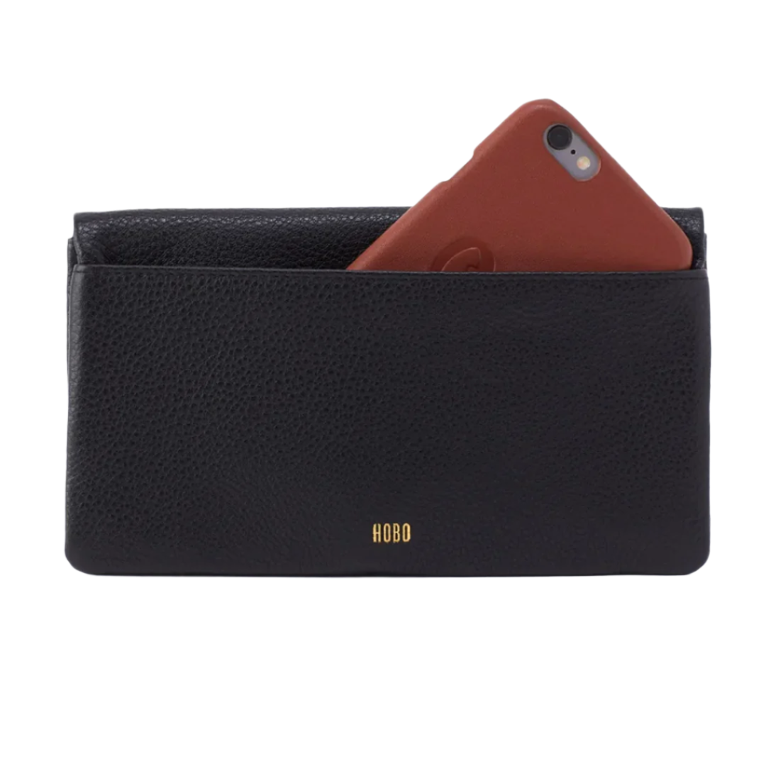Lumen Continental Wallet in Black