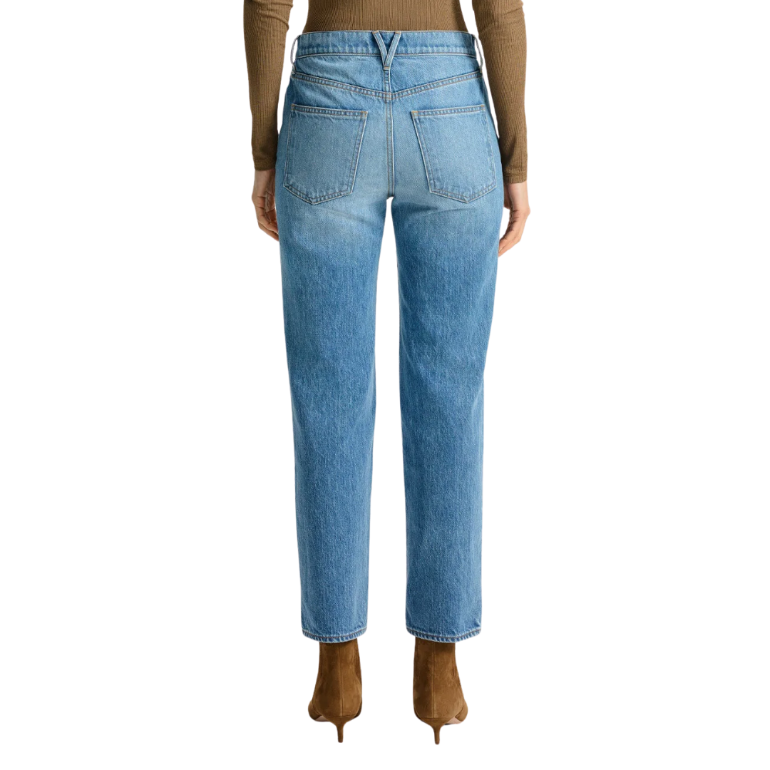 Leah Straight-Leg Jean in Lakeshore Blush