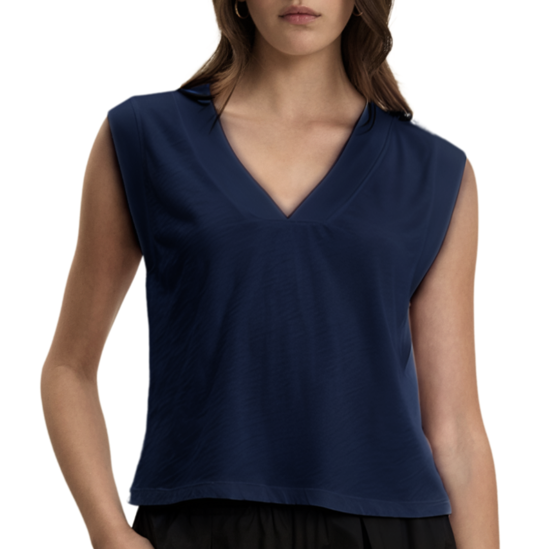 Maria Top in Navy