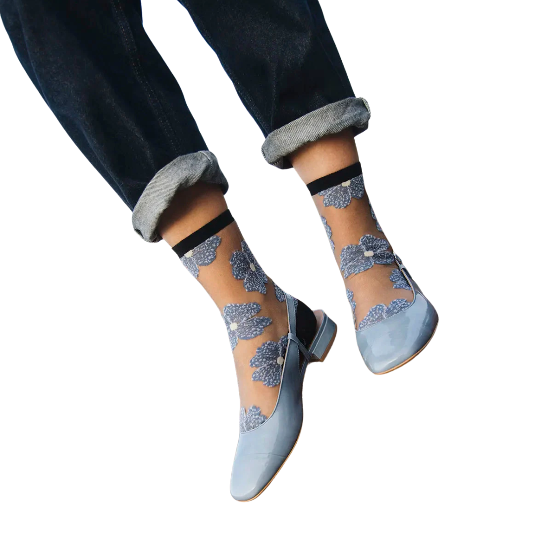 Murano Socks in Blue