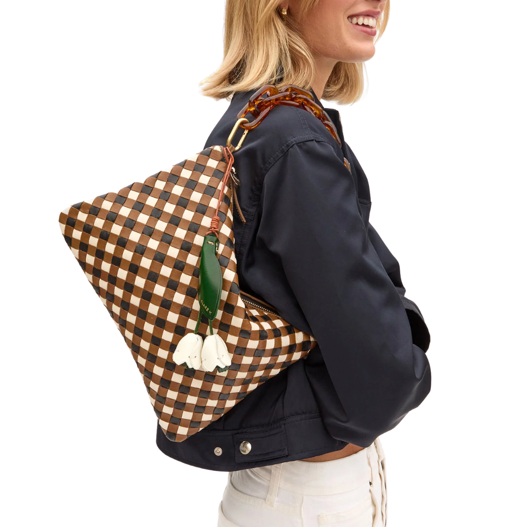 La Fleur Fob in Evergreen/Cream