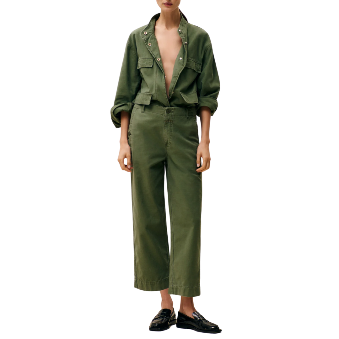 Closed Rovea Relaxed Pants in Matcha Green