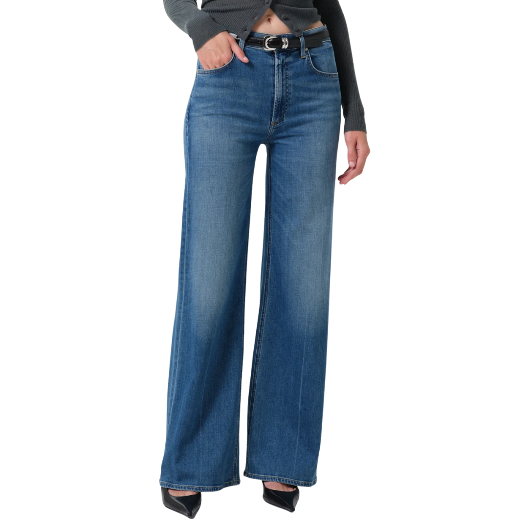 Lyra Long Wide Leg in Candlelight