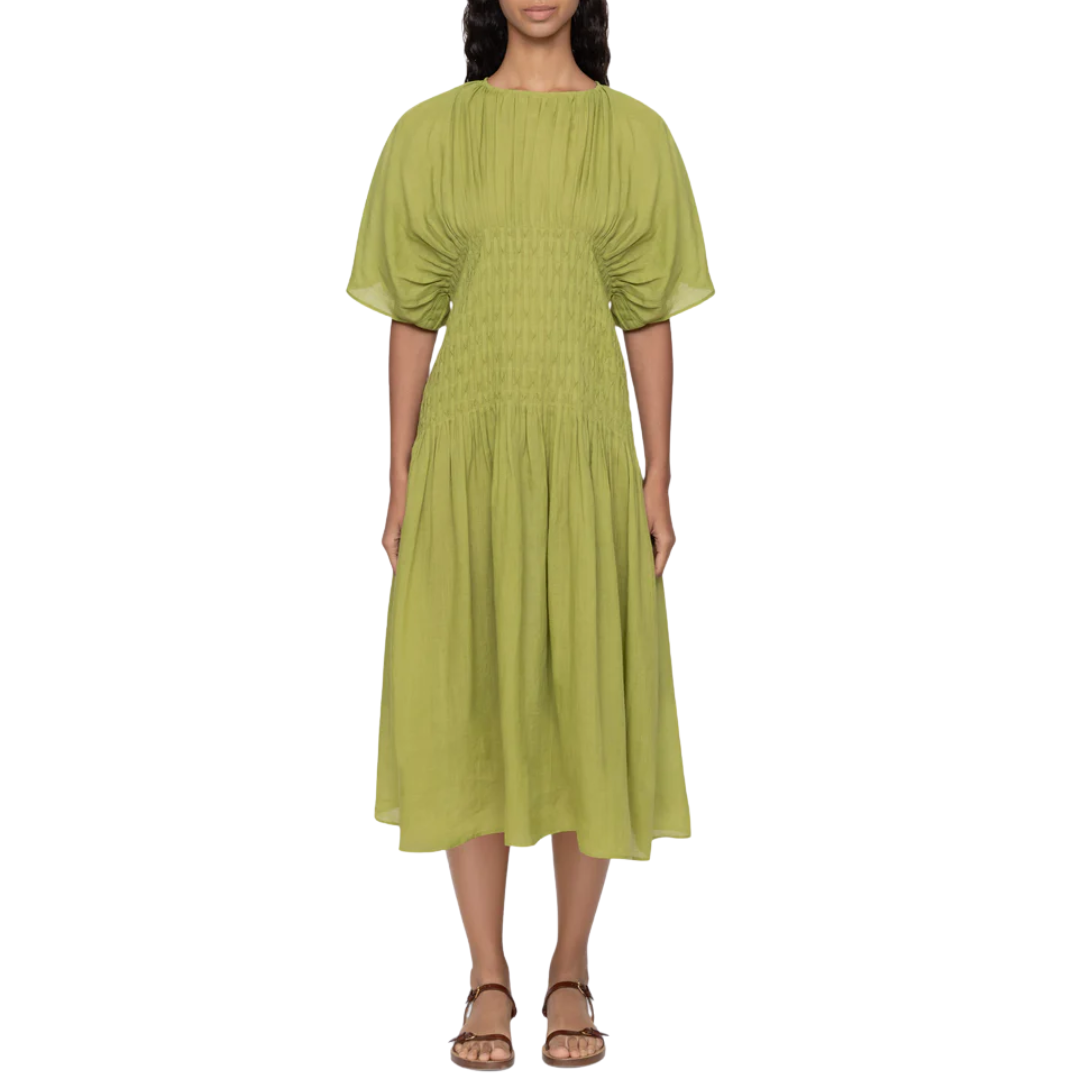 Violet Dress in Green