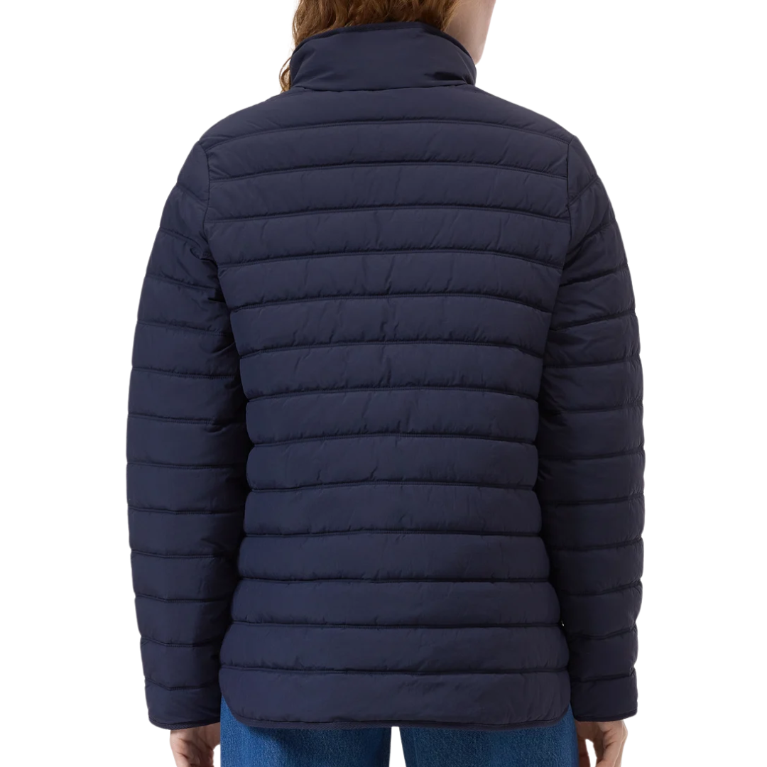 Quilted Zip Jacket in Dark Night