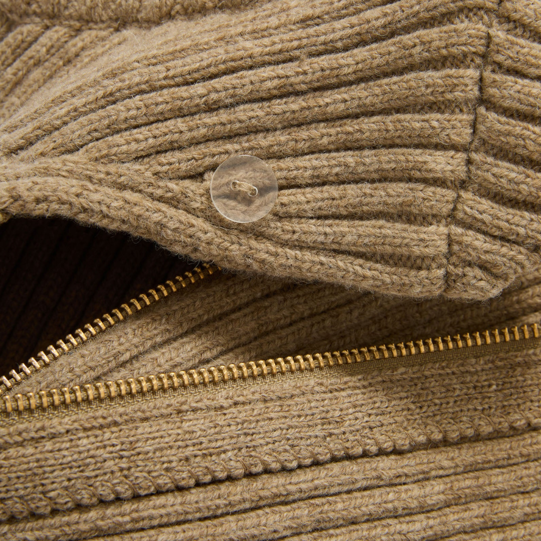 Turtleneck Dickey in Desert Taupe