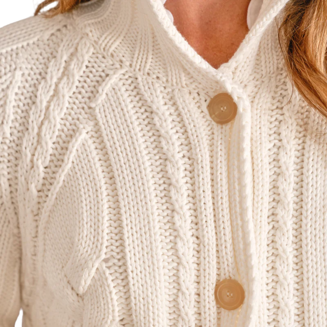 Mini Cotswolds Cardigan Ivory
