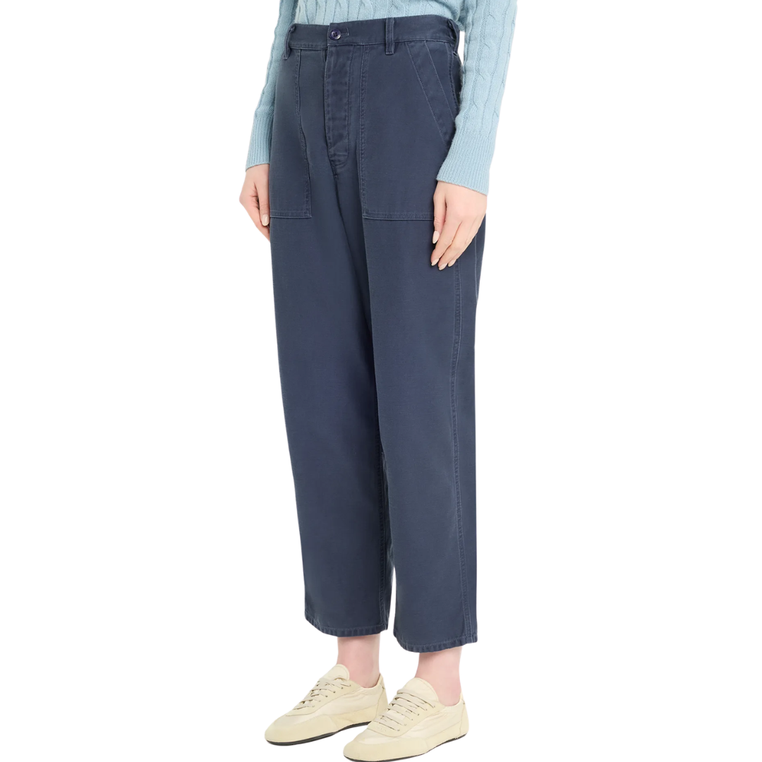 Earl Cotton Pant in Admiral Blue