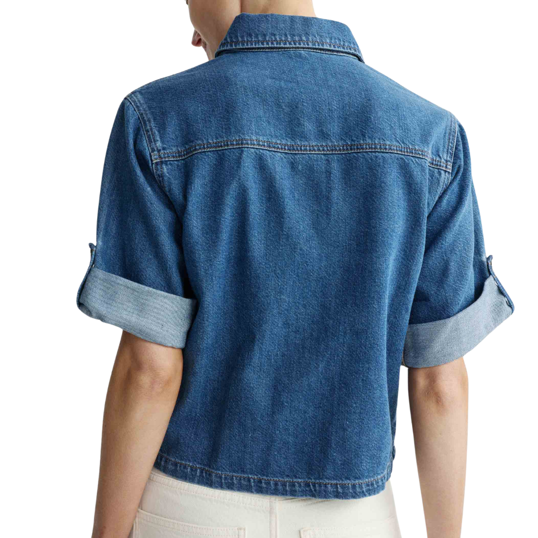 Montauk Shirt Cuffed Sleeve in North Beach