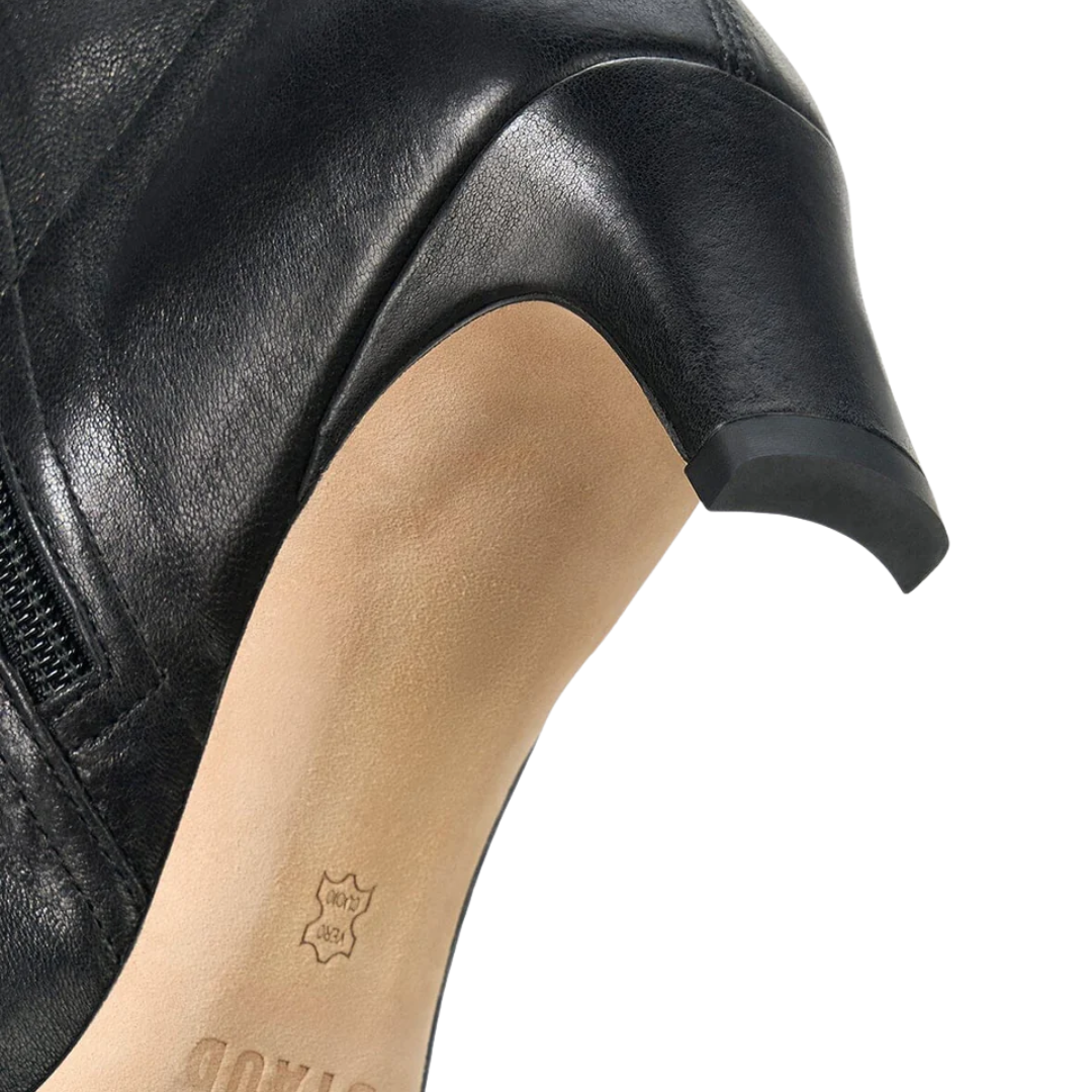 Wally Sock Ankle Boot in Black