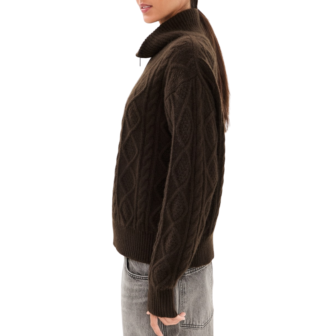 Jori Cashmere Sweater in Dark Brown