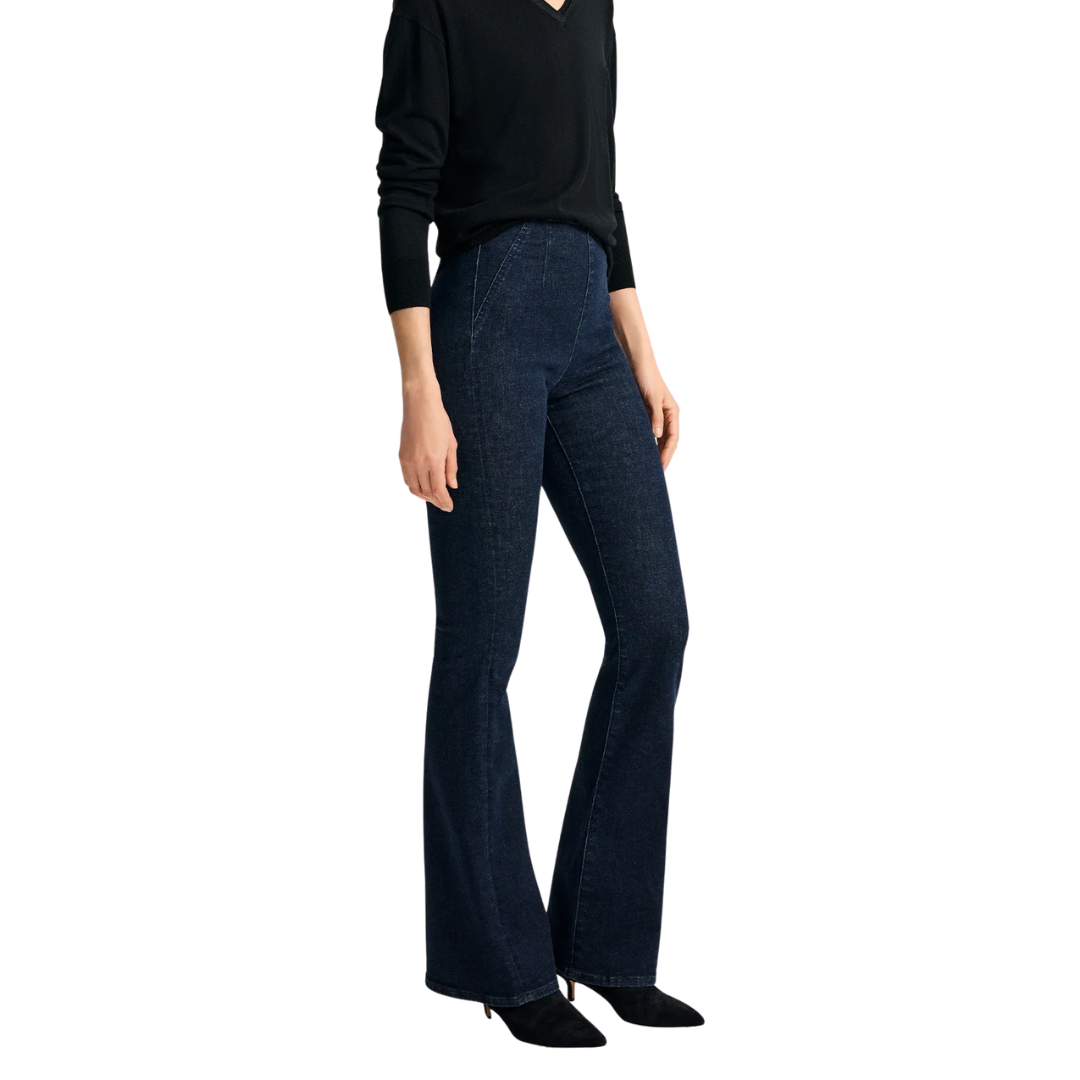 Beverly Off-Duty Skinny-Flare Jean in Oxford