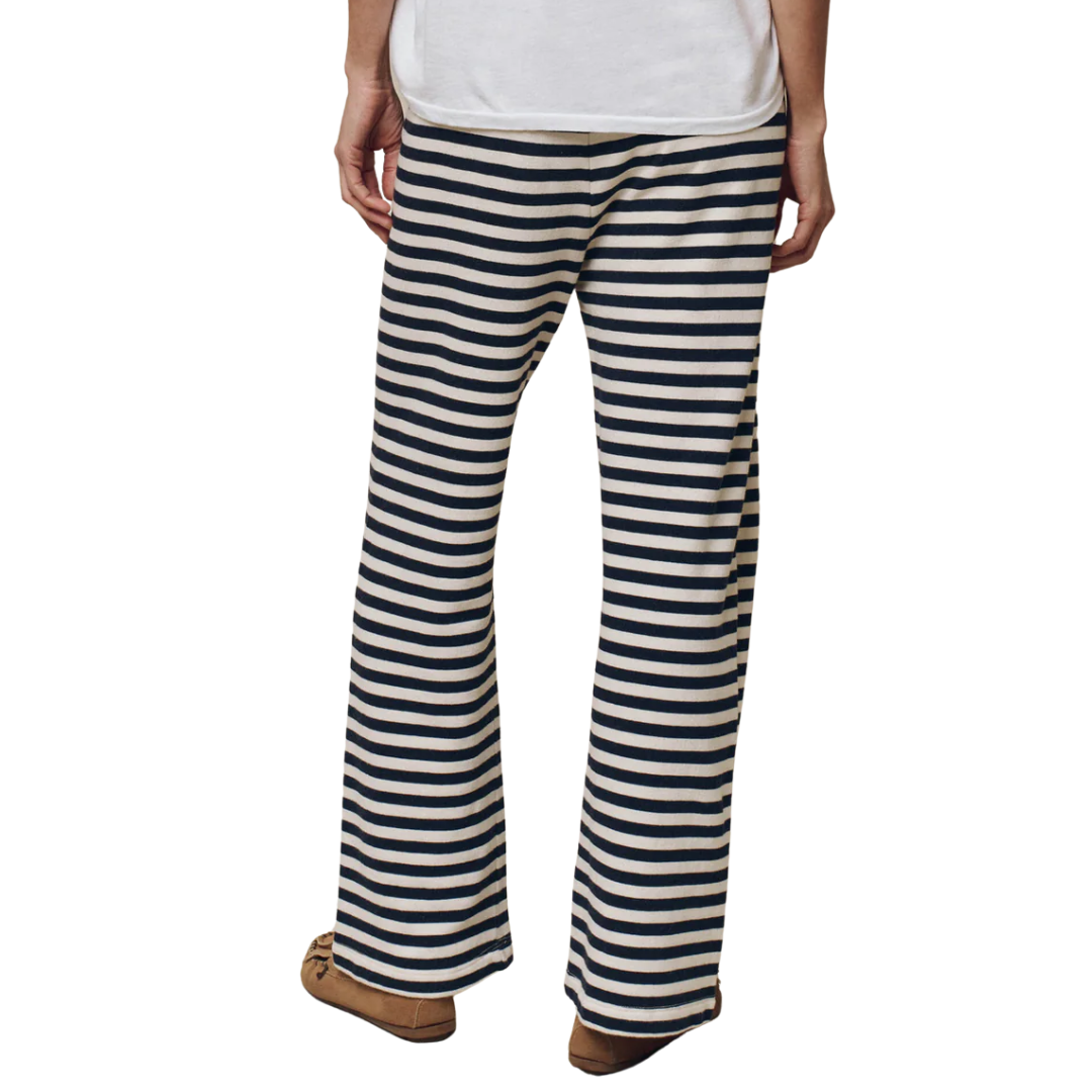 The Victory Sweatpant in Navy Sailor Stripe