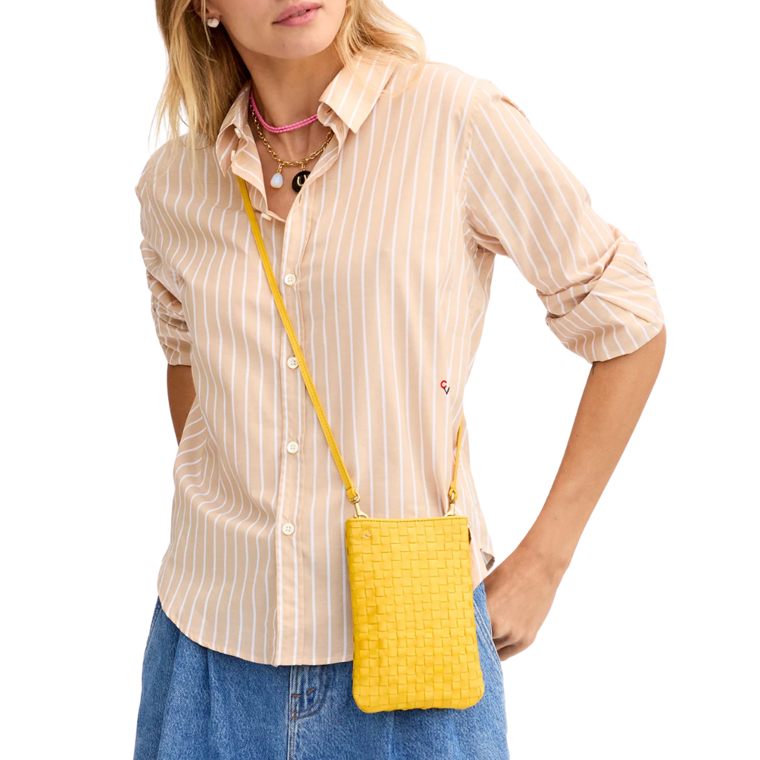 Poche in Snapdragon Woven Checker