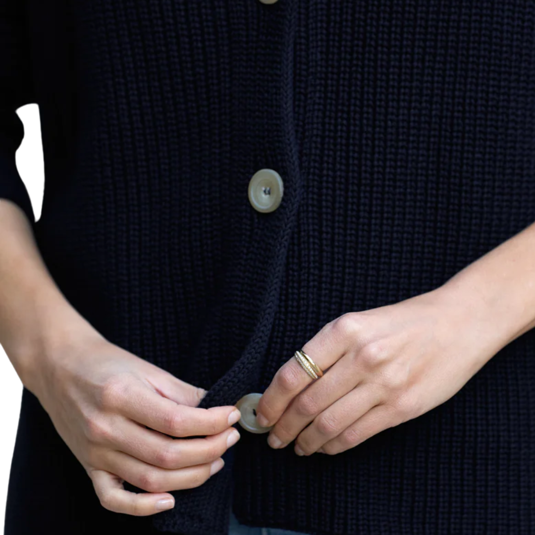 Montecito Cardigan in Marine