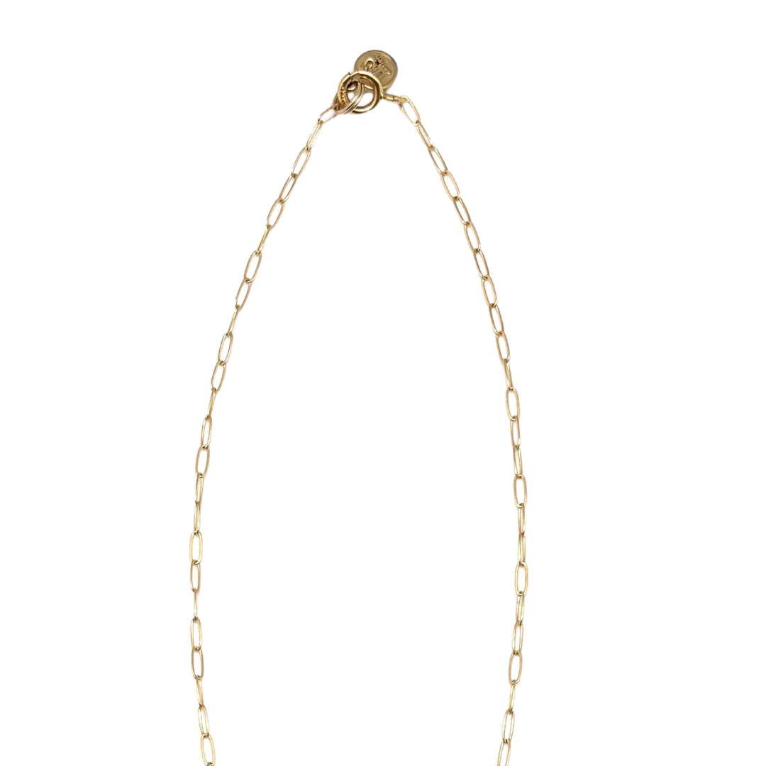 Diamond Heart Necklace Small in Gold