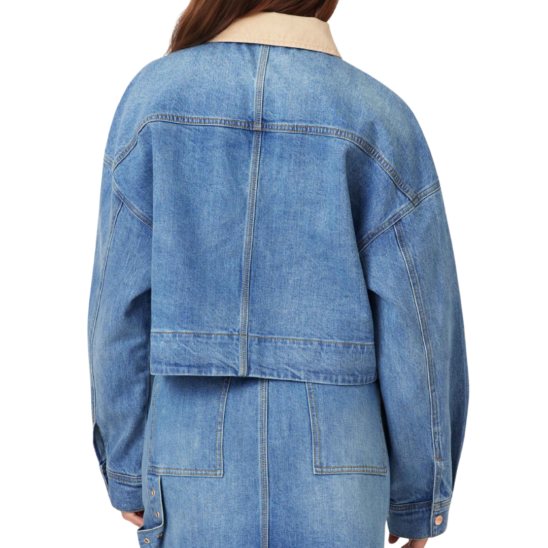 Utility Denim Jacket in Cove