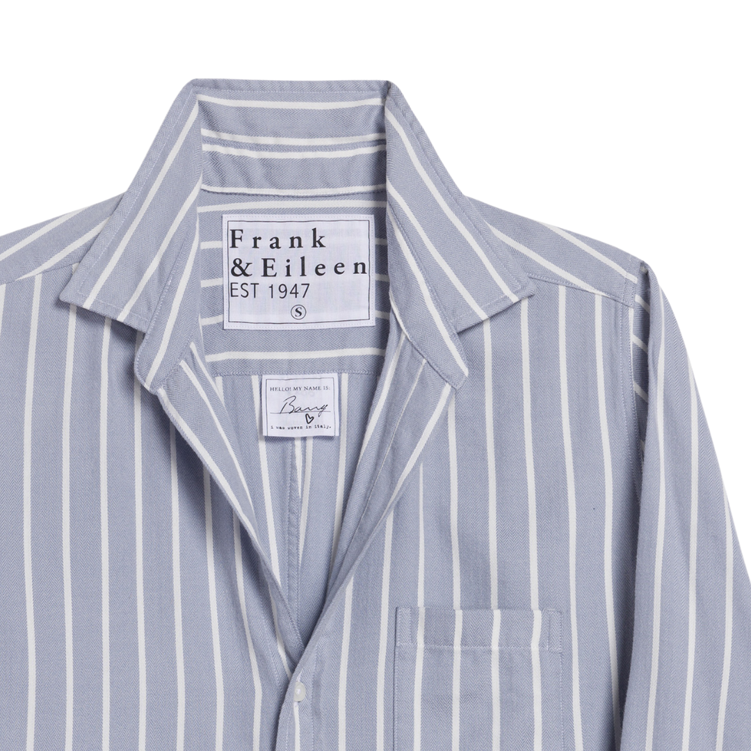 Barry in Wide Blue Stripes