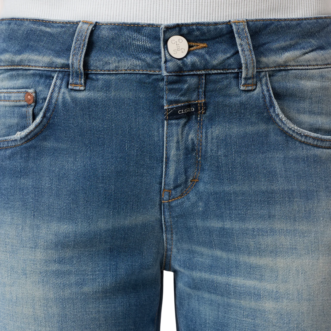 Baker Skinny in Mid Blue