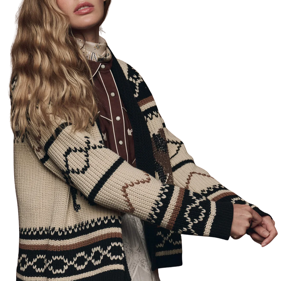 The Bear Lodge Cardigan in Black