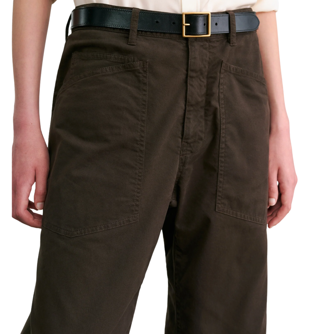 Shon Pant in Chocolate Brown