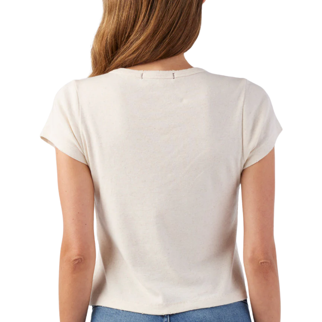 Baby Tee in Oatmeal Heather