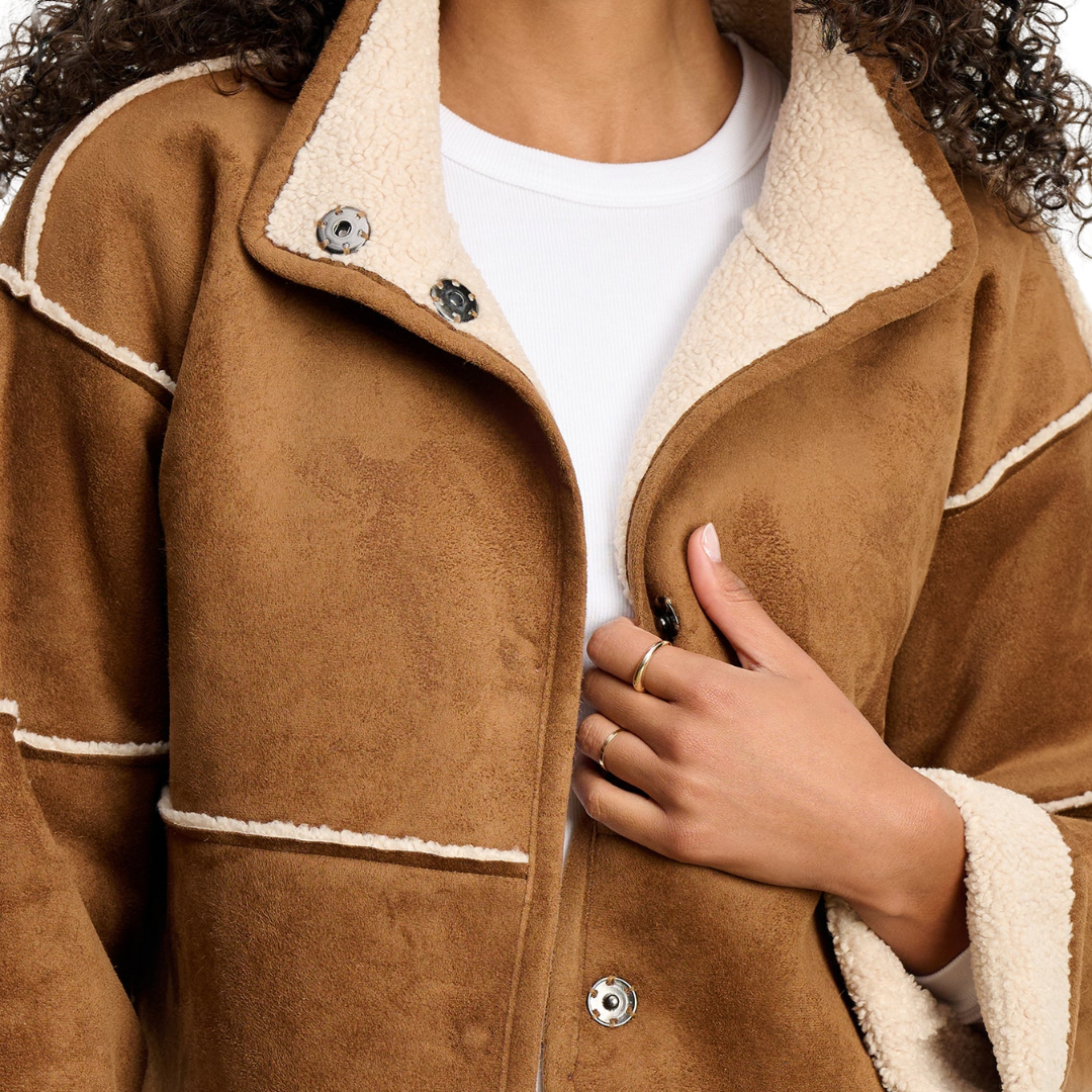 Kelly Reversible Jacket in Tobacco