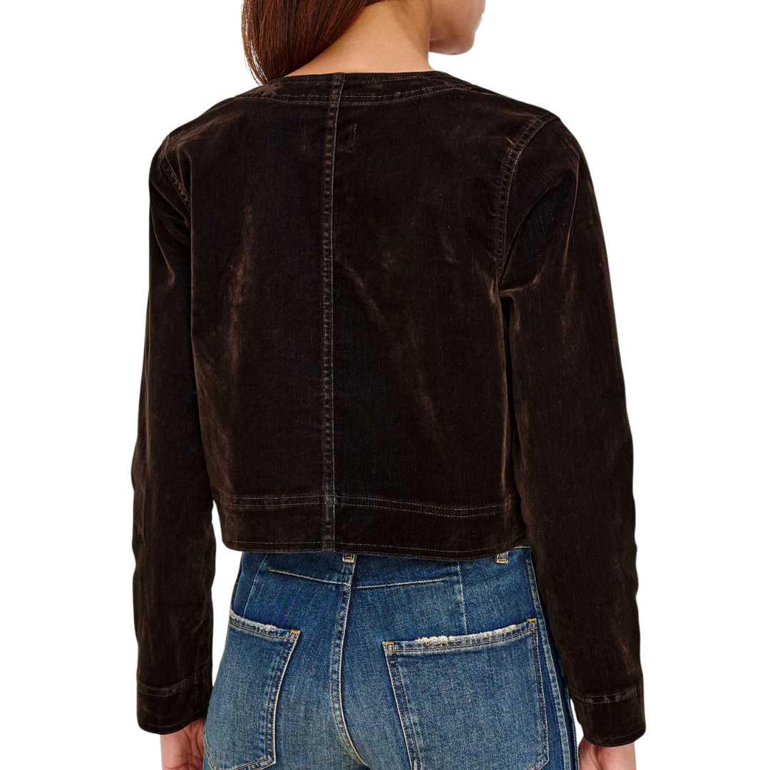 Capistrano Jacket in Chocolate Flocking