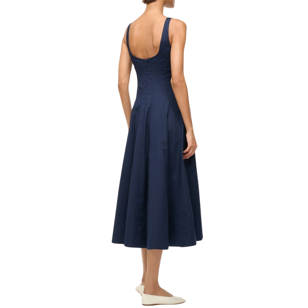 Wells Dress in Navy