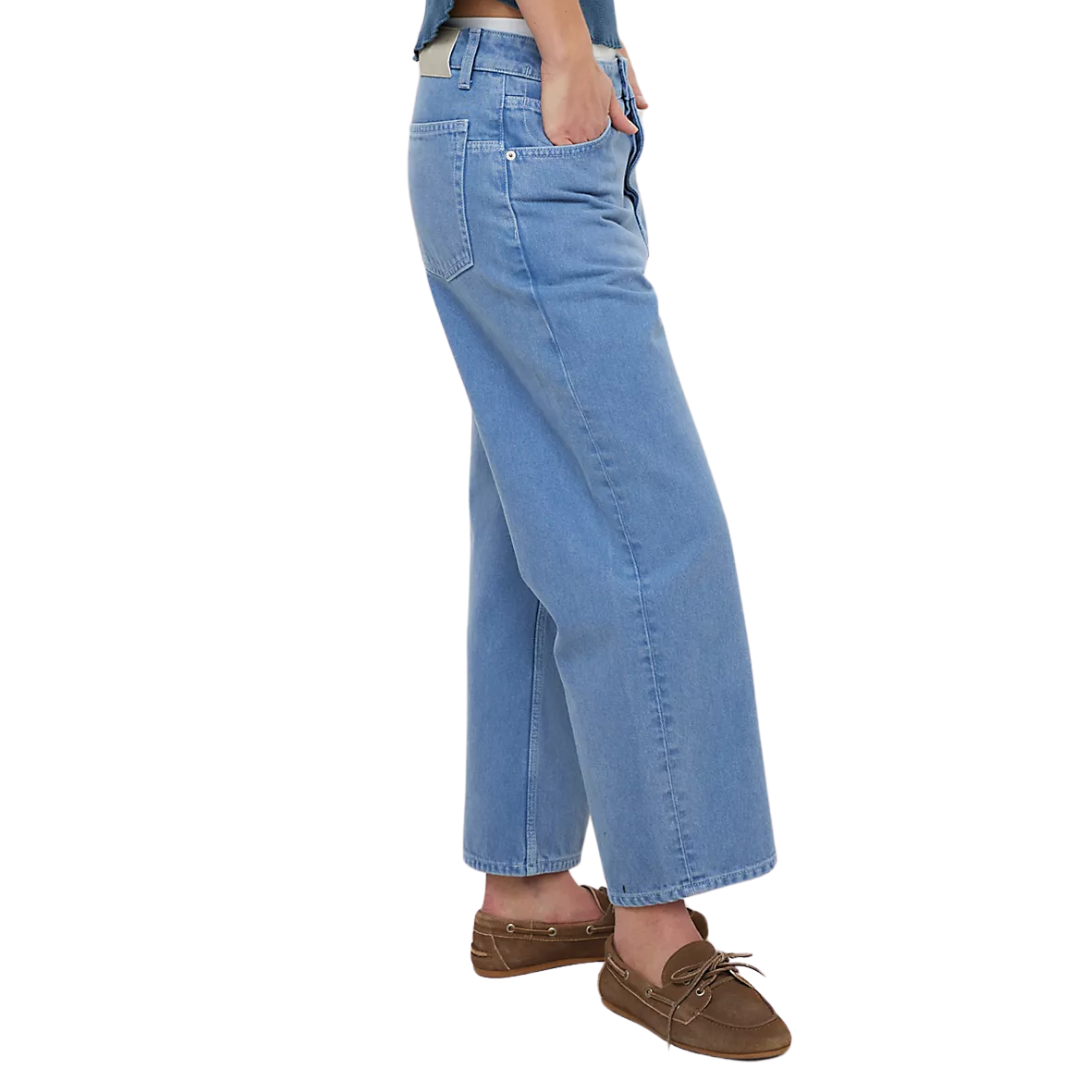 We The Free Deep Trance Dropped Boyfriend Jeans in Ocean