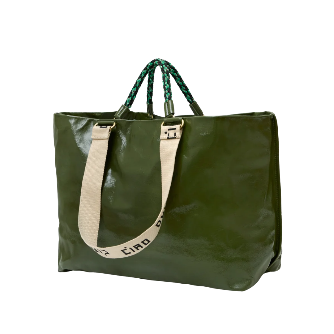 Grand Bateau Tote in Army