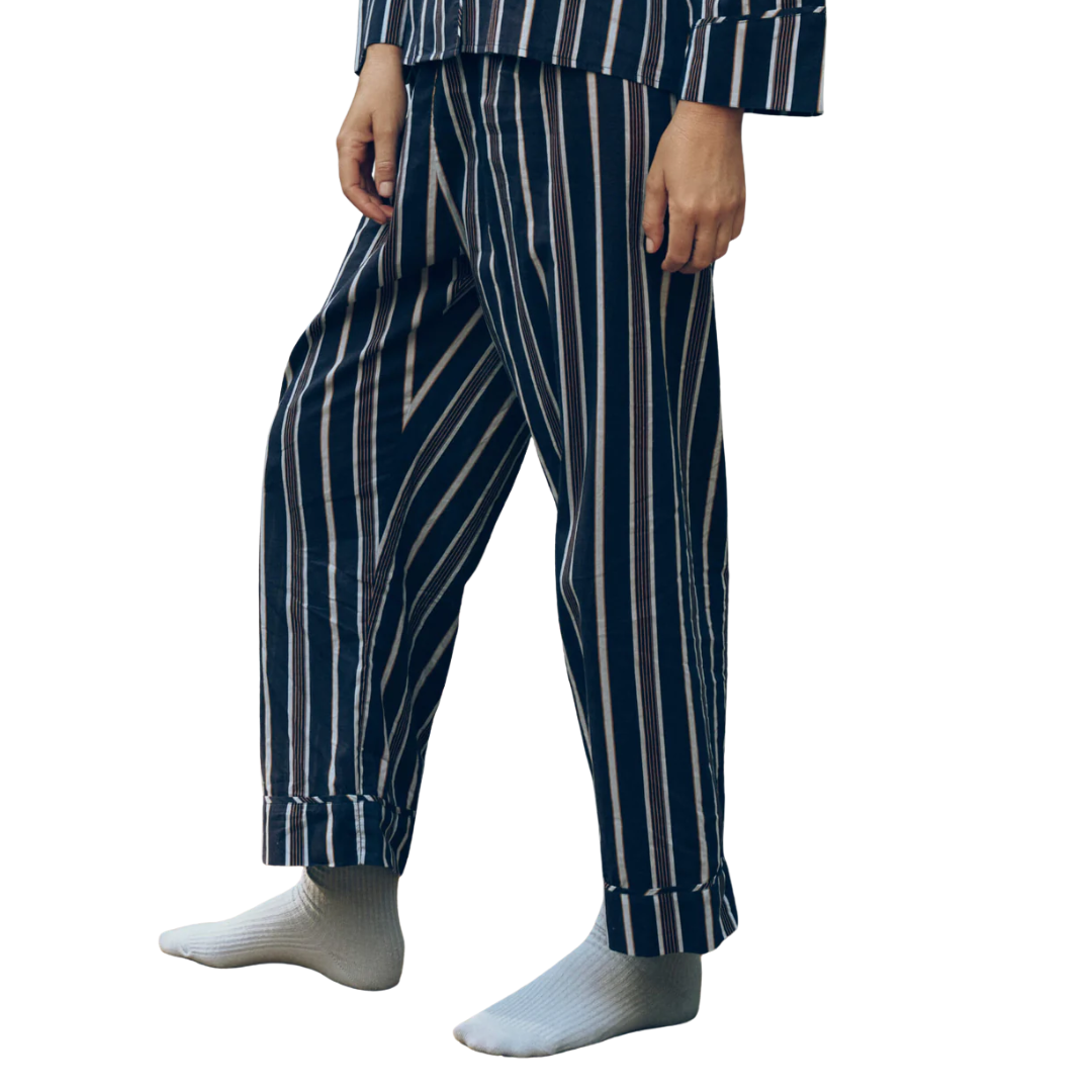 The Easy Sleep Pant in Coastline Stripe