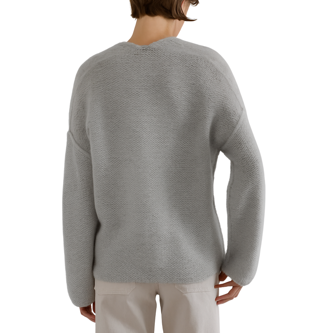 Elim Cardigan in Light Grey