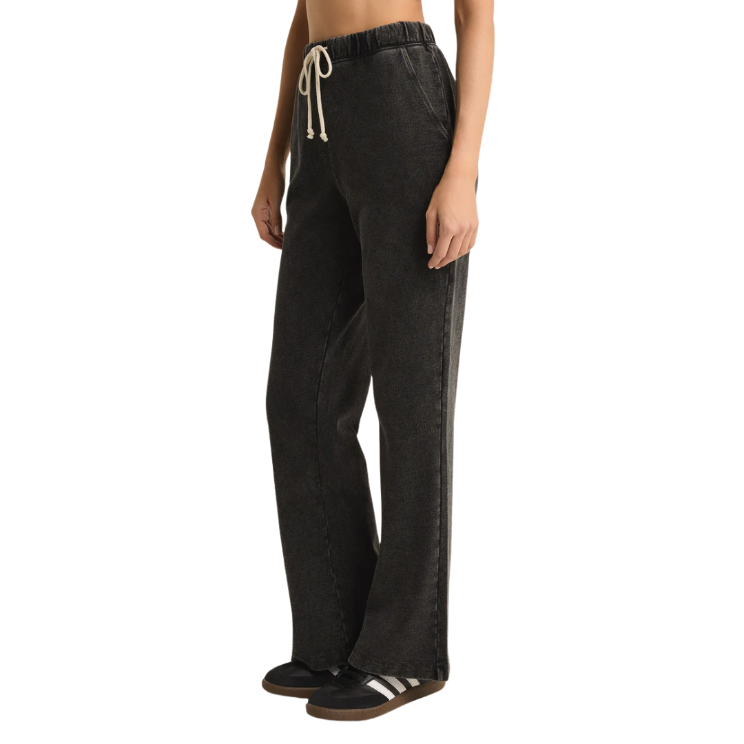 Hunter Knit Denim Pant in Vintage Black