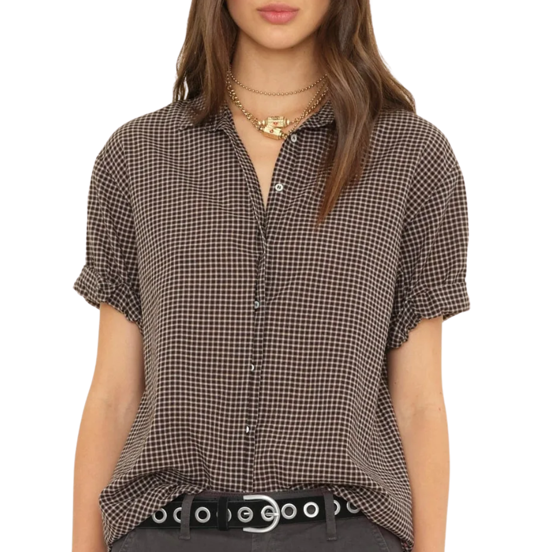 Channing Shirt in Black Pepper