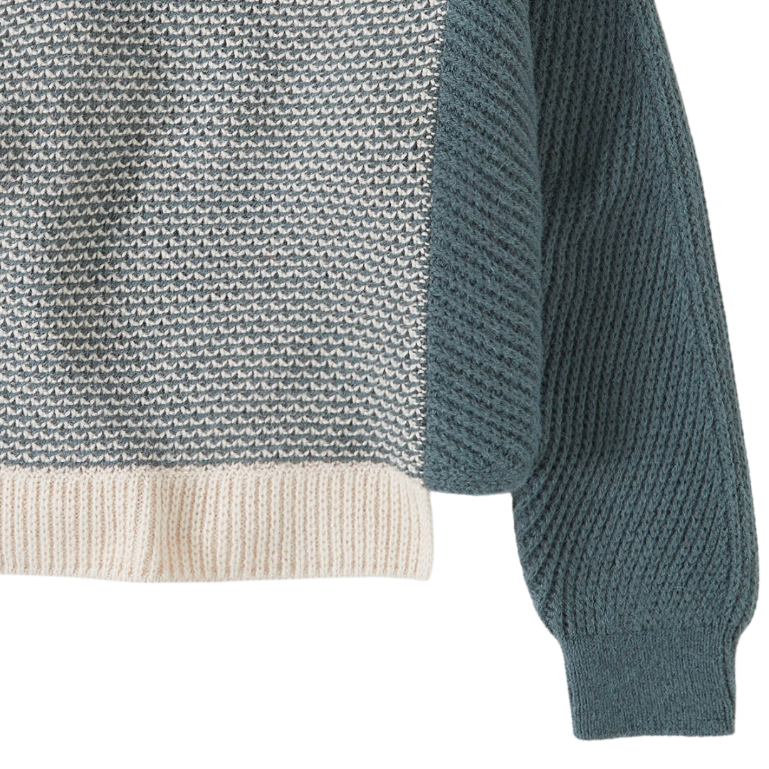 Mock Neck in Pini Green