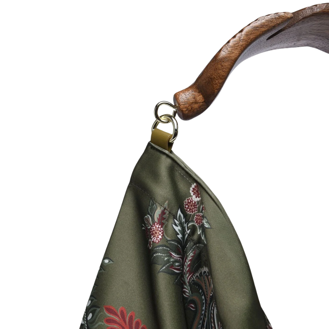Large Scarf Bag in Moss Green
